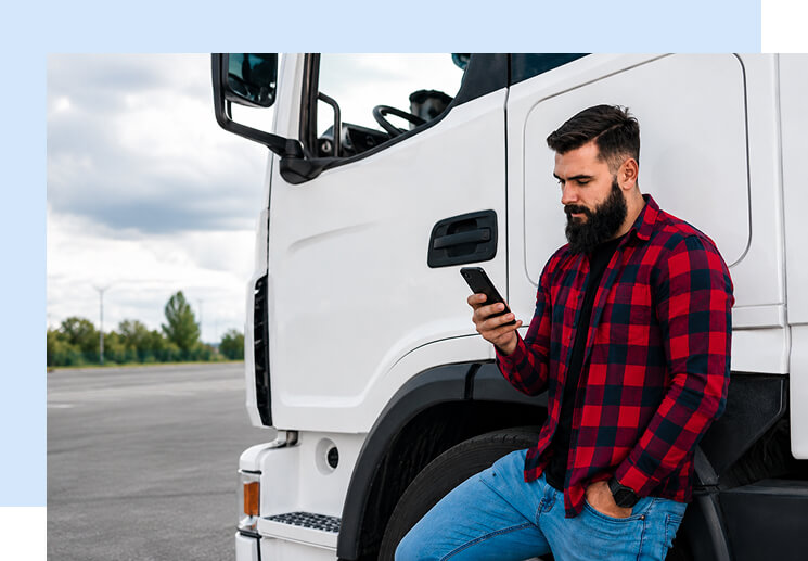 Trucker-smartphone